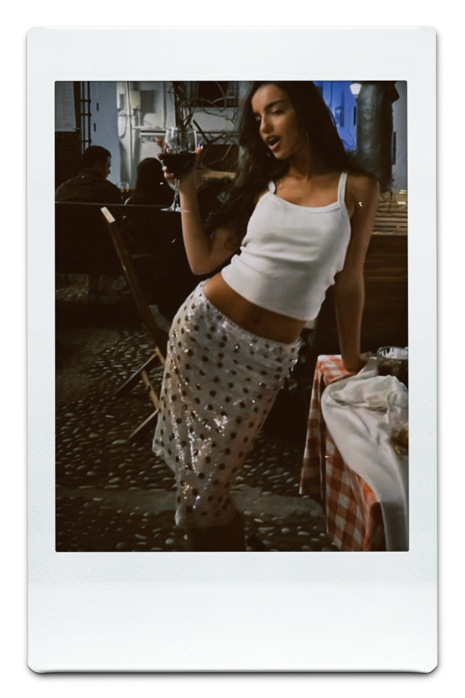 The Disco Dalmatian Midi Skirt