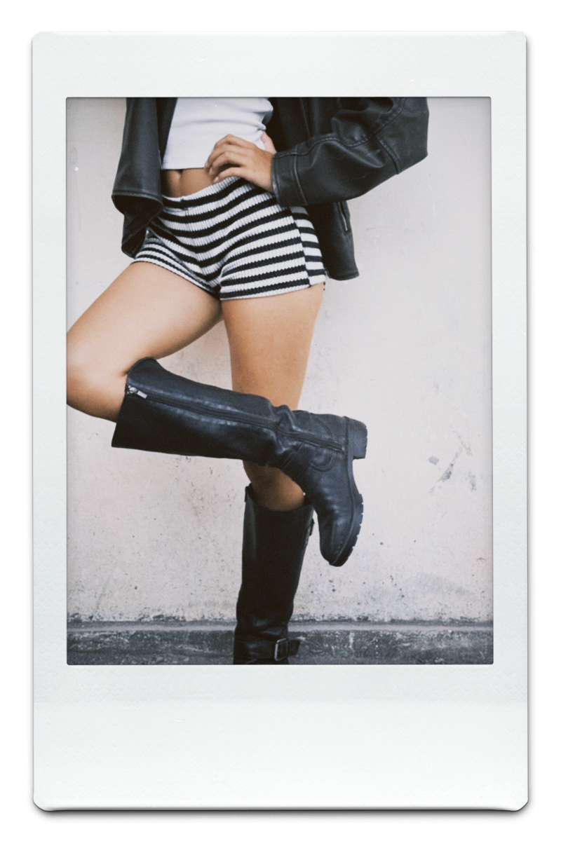 The Alexander Stripe Mini Short