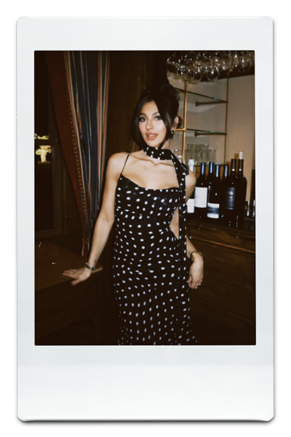 The Dalmatian Maxi Scarf Dress
