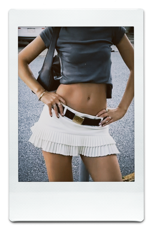 The Taylor Ruffle Mini Skirt