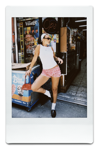 The Charlie Gingham Ruffle Short