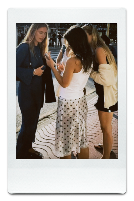 The Disco Dalmatian Midi Skirt