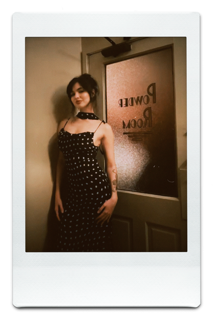 The Dalmatian Maxi Scarf Dress