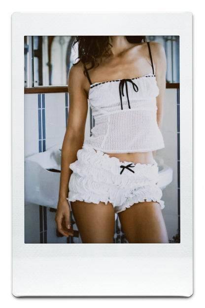 The Kendall Ruffle Mini Short