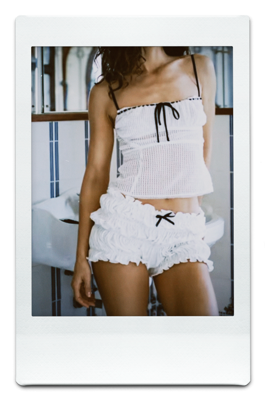 The Kendall Ruffle Mini Short