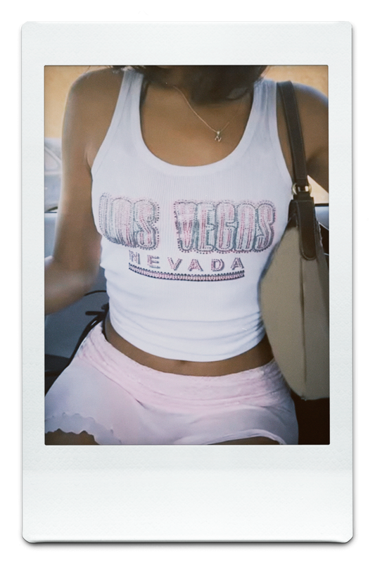 The Vegas Diamanté Cami