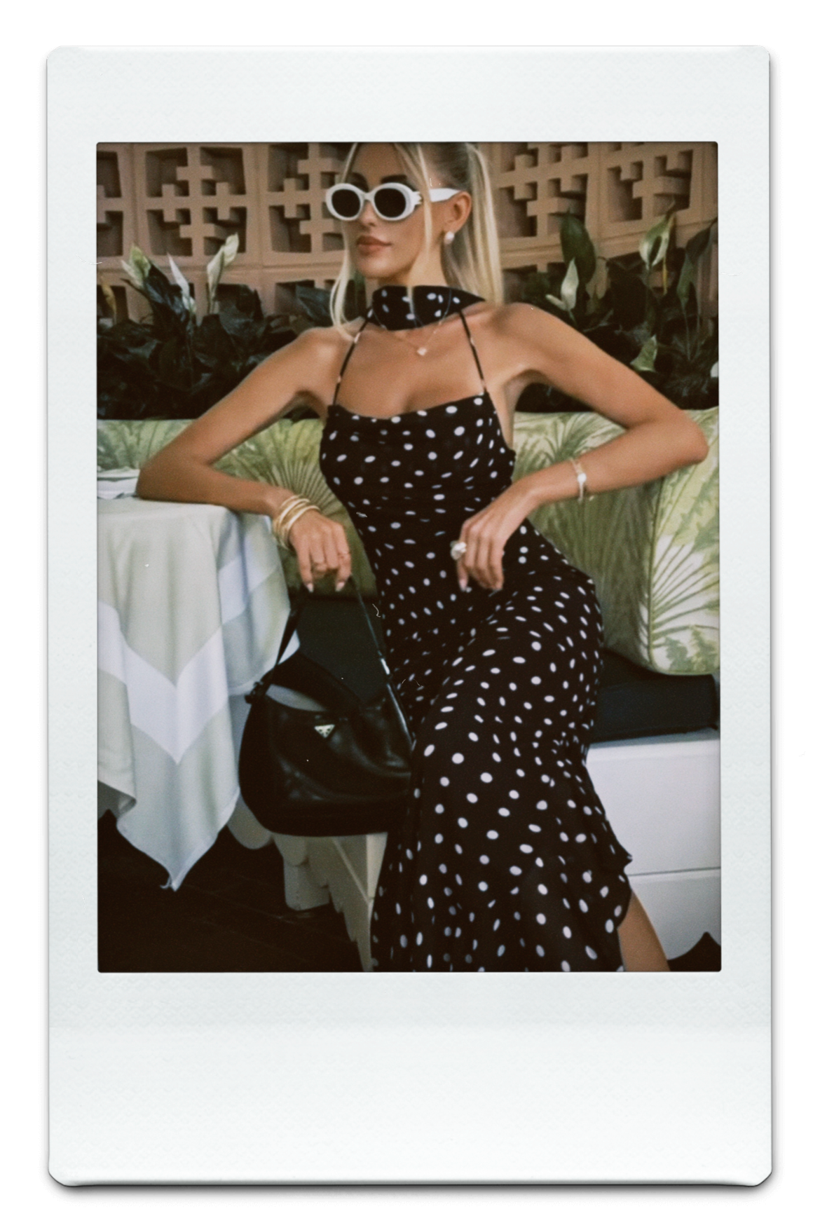The Dalmatian Maxi Scarf Dress