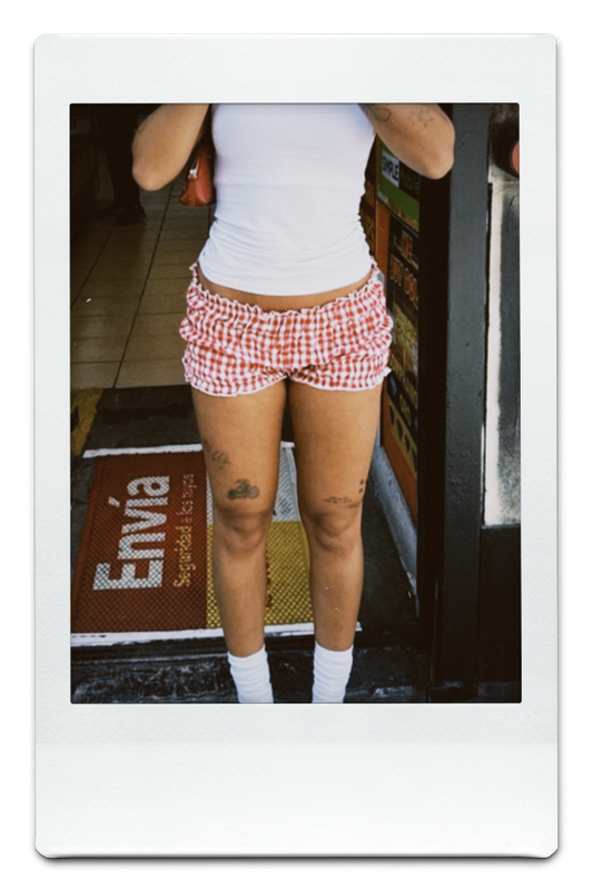The Charlie Gingham Ruffle Short