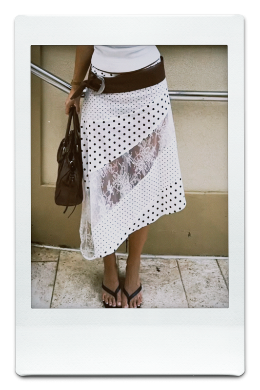 The Dalmatian Lace Midi Skirt
