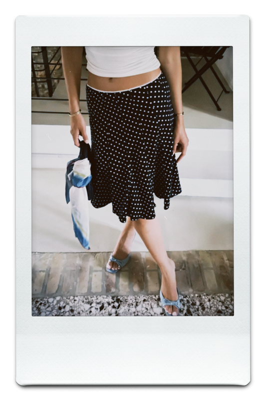 The Dalmatian Midi Skirt