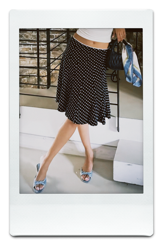 The Dalmatian Midi Skirt