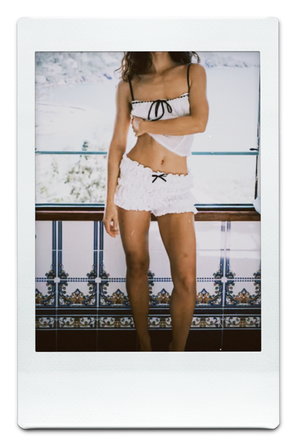 The Kendall Ruffle Mini Short