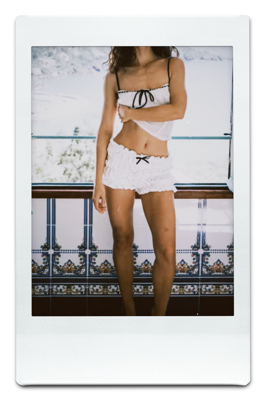 The Kendall Ruffle Mini Short