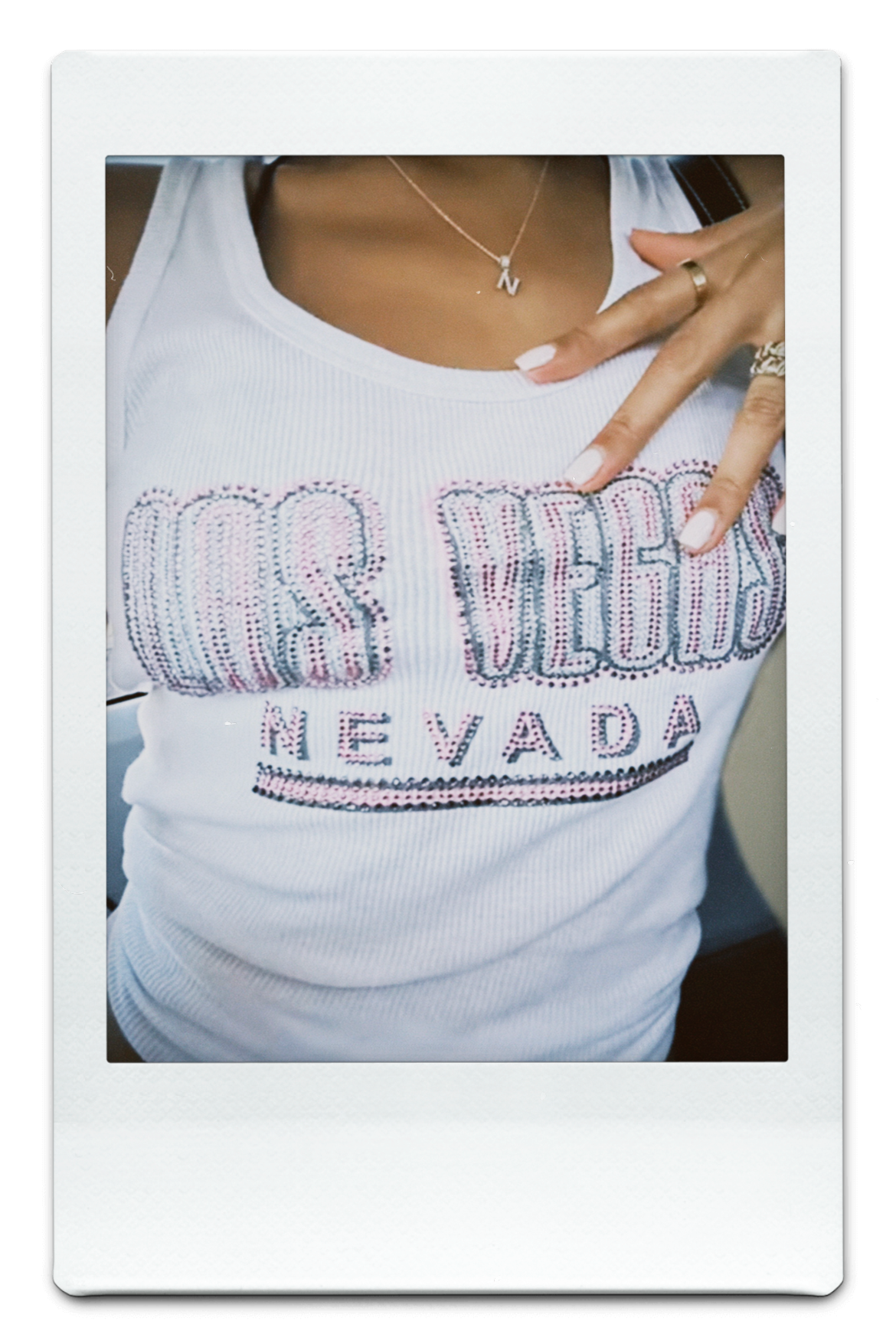The Vegas Diamanté Cami