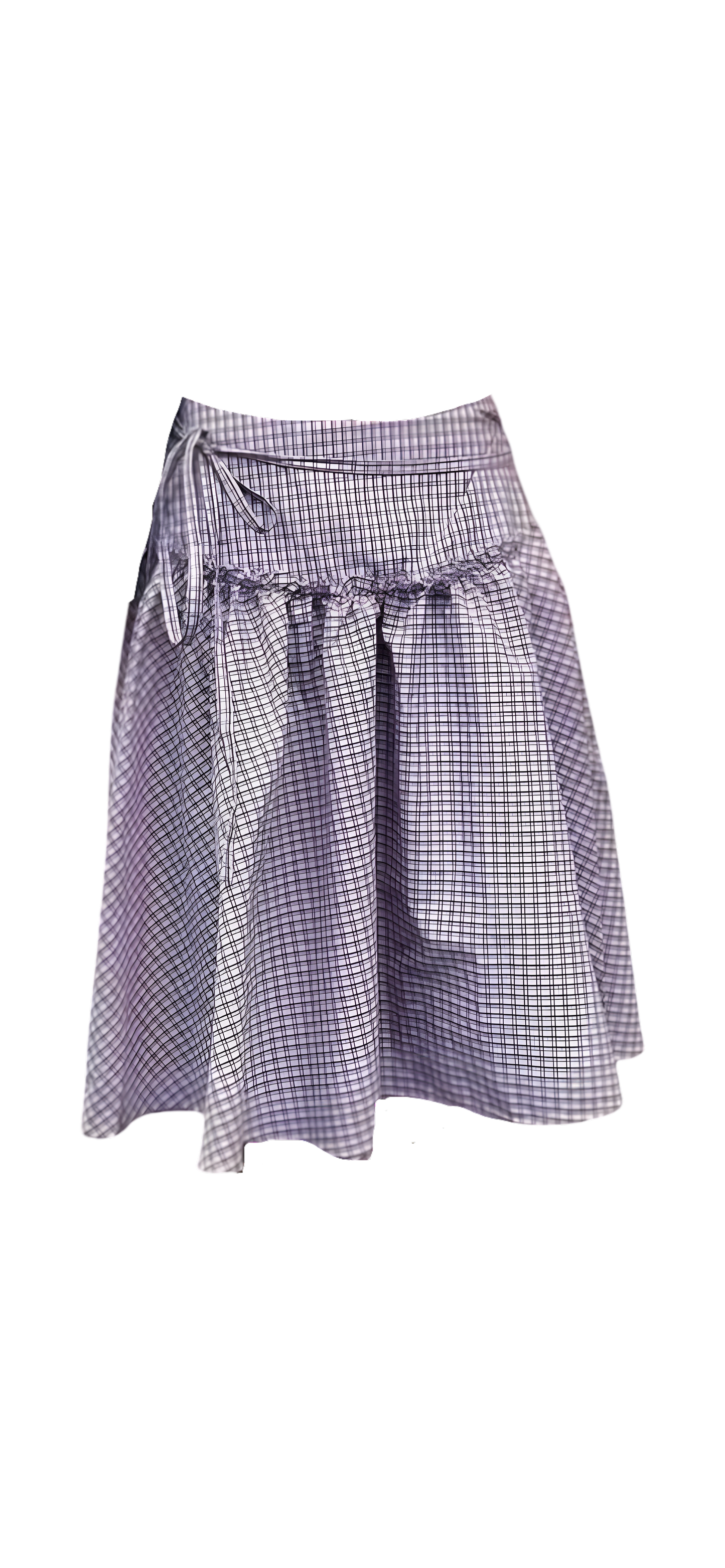 The Manhattan Gingham Maxi Skirt